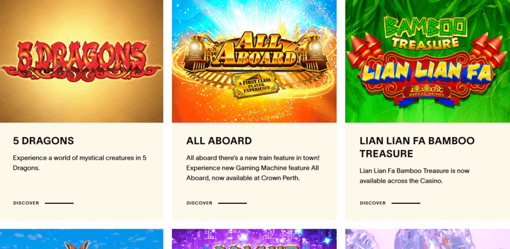 best pokies at Crown